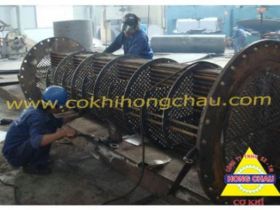 The process of welding heat exchanger tubes