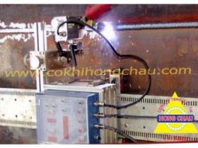 Automatic welding process at the site