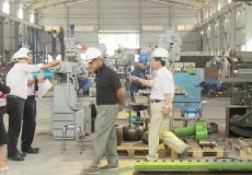 Japanese partner working at Hong Chau Company factory