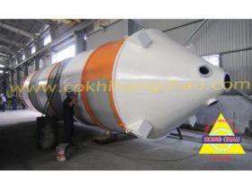 Silo coating process